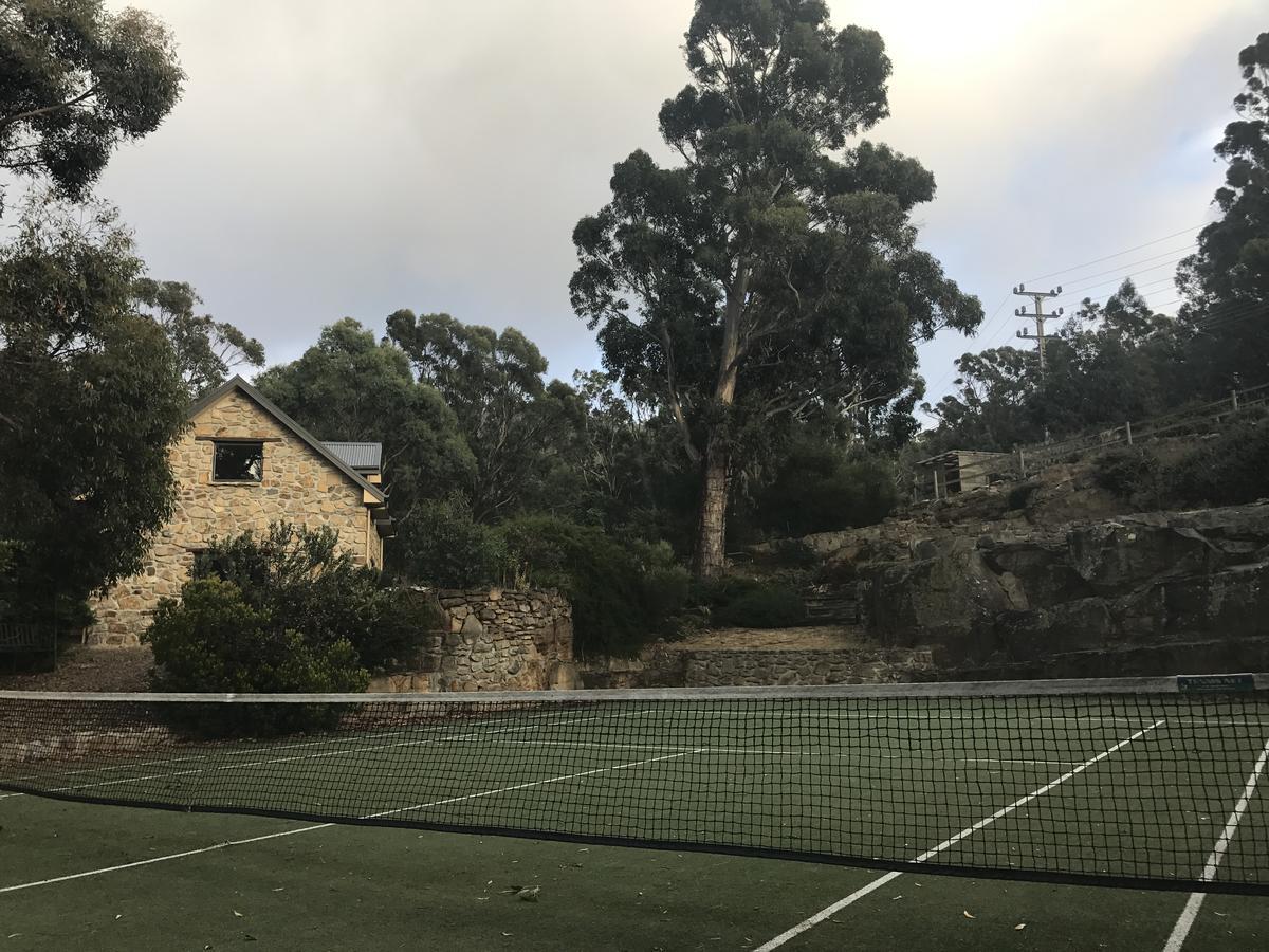 霍巴特石头木屋（带网球场）别墅 外观 照片